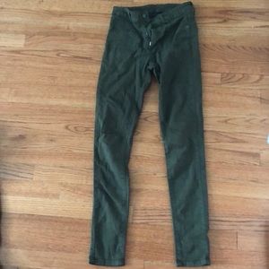 LF / Carmax hunter green high waisted skinny jean